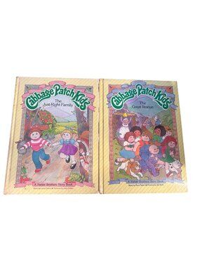 Cabbage Patch Kids 1984 Hardcover Books The Just-Right Family & The Great Rescue